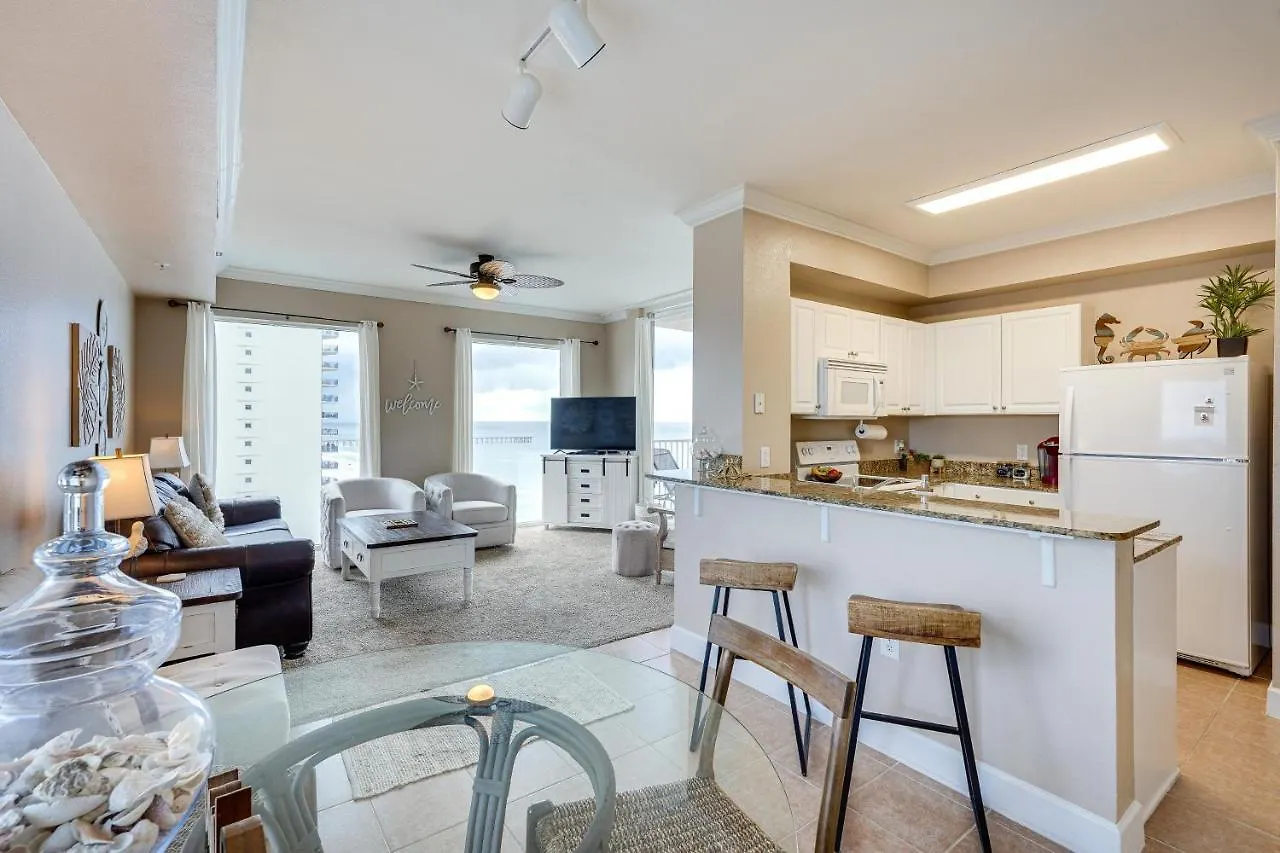 Apartmán Panama City Beach Condo Balcony With Ocean Views! USA